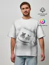Мужская футболка оверсайз / Marshmello