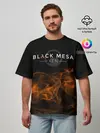 Мужская футболка оверсайз / HALF-LIFE - Black Mesa: XEN