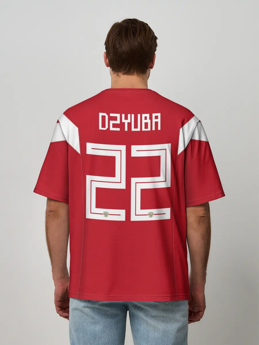 Мужская футболка оверсайз / Dzyuba home WC 18-20