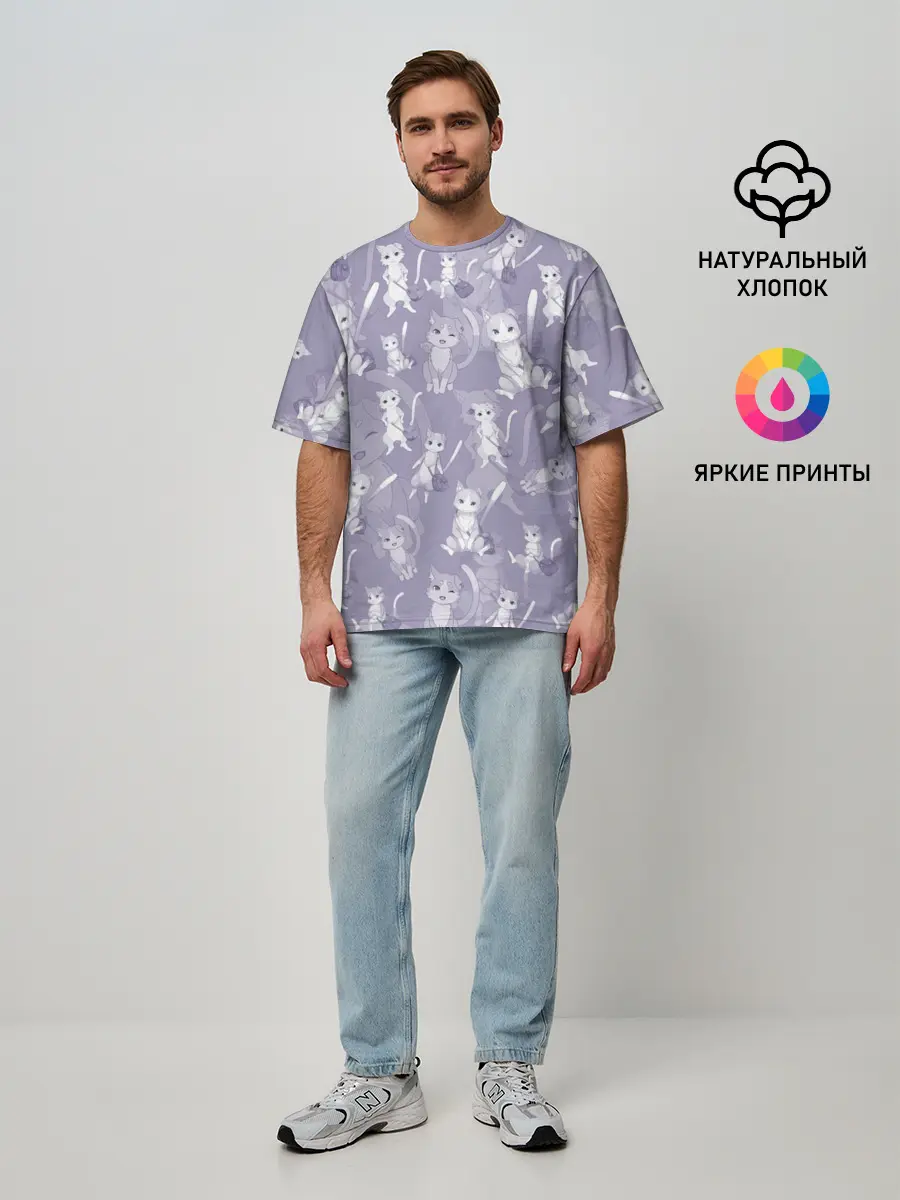 Мужская футболка оверсайз / Re:Zero Пак