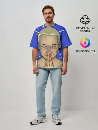 Мужская футболка оверсайз / Chester Bennington