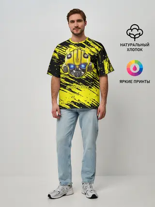 Мужская футболка оверсайз / Bumblebee