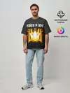 Мужская футболка оверсайз / Free Fire | Фри фаер