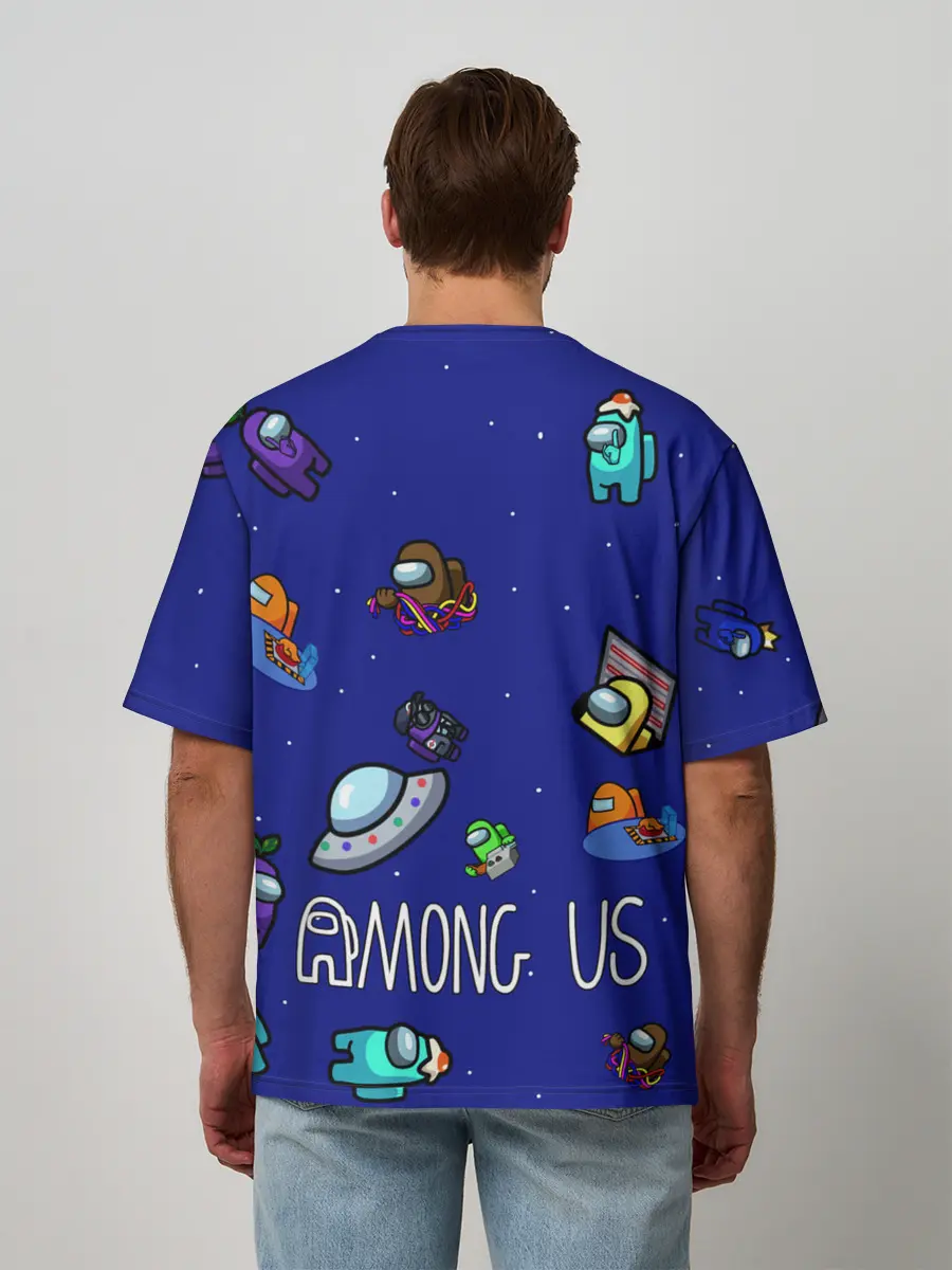 Мужская футболка оверсайз / Among Us | Game