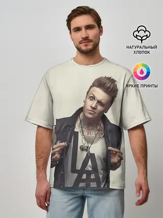 Мужская футболка оверсайз / Джекоби Шэддикс