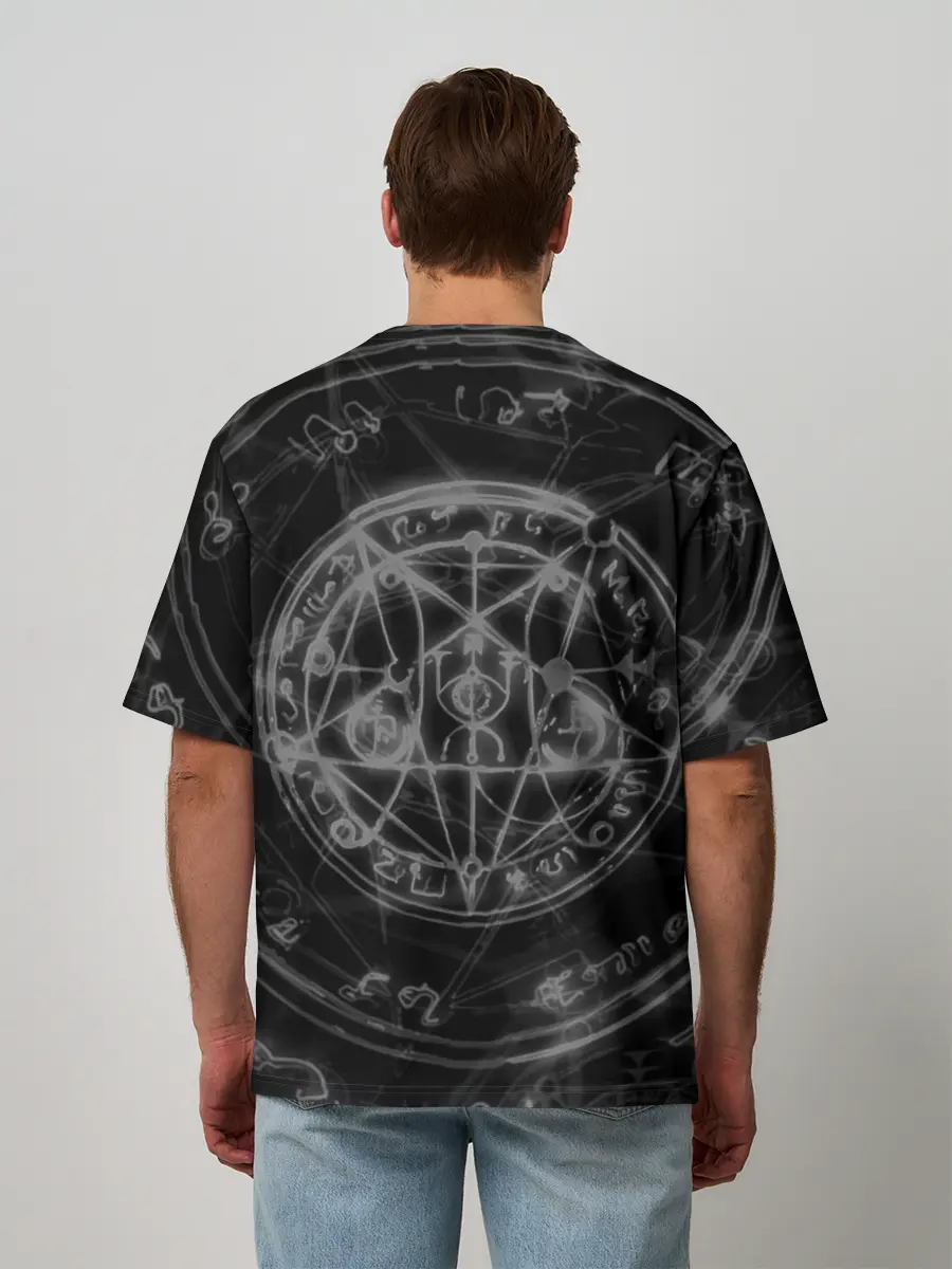 Мужская футболка оверсайз / ПЕНТАГРАММА | PENTAGRAM