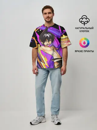 Мужская футболка оверсайз / Шаман Кинг