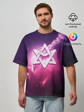 Мужская футболка оверсайз / ASTRO