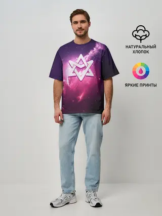 Мужская футболка оверсайз / ASTRO