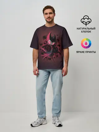 Мужская футболка оверсайз / Hollow Knight