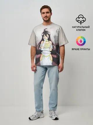Мужская футболка оверсайз / Оверлорд Ангел