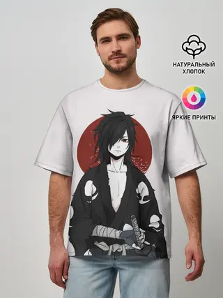 Мужская футболка оверсайз / Дороро и Хяккимару