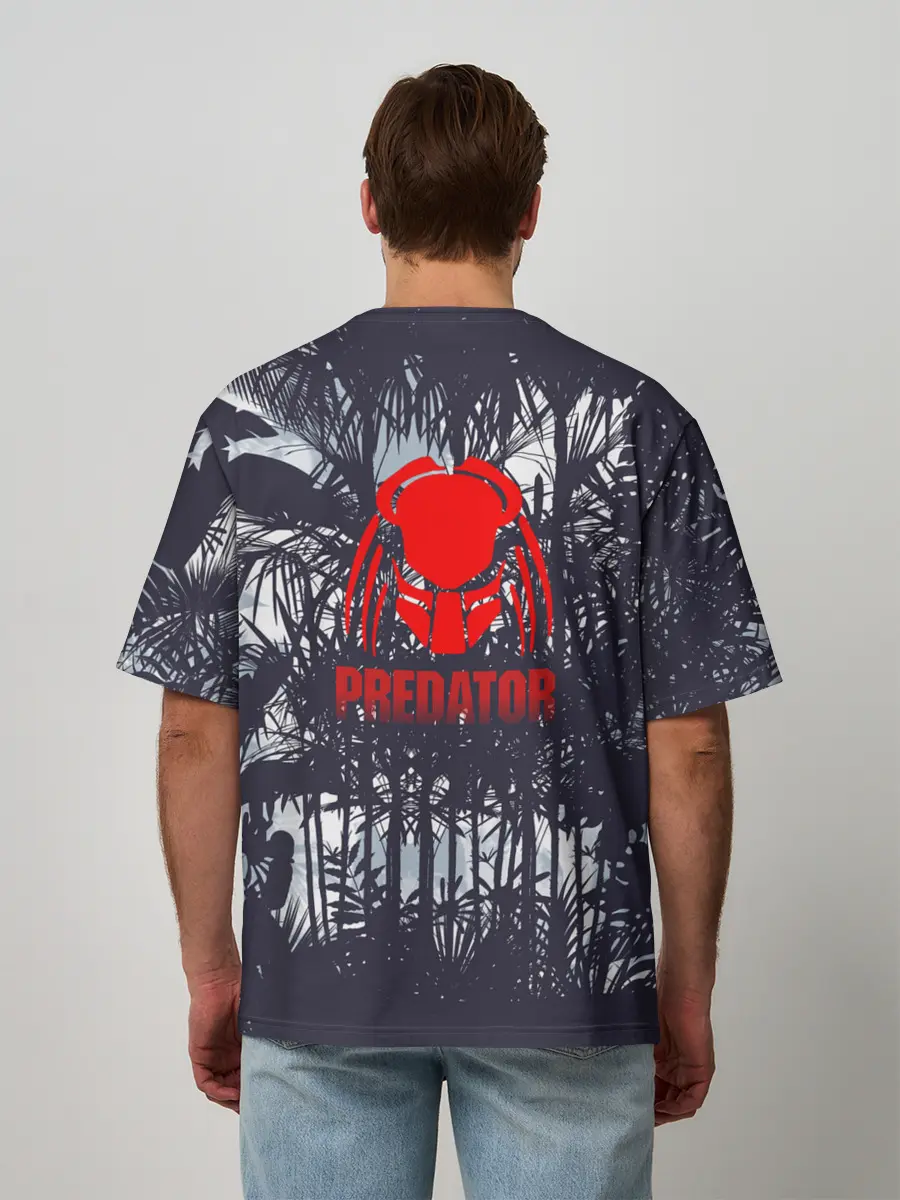 Мужская футболка оверсайз / Predator