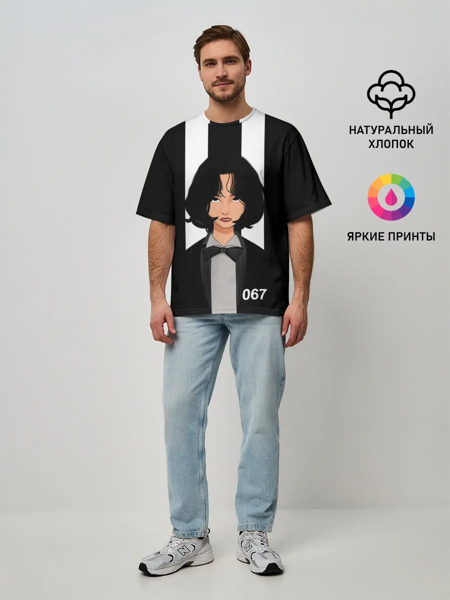 Мужская футболка оверсайз / Игрок Кан Сэ Бёк