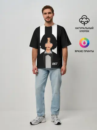 Мужская футболка оверсайз / Игрок Кан Сэ Бёк