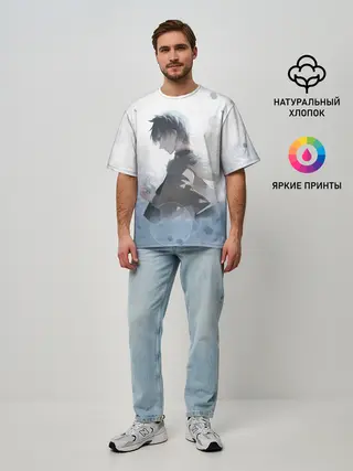 Мужская футболка оверсайз / Yuno Black Clover