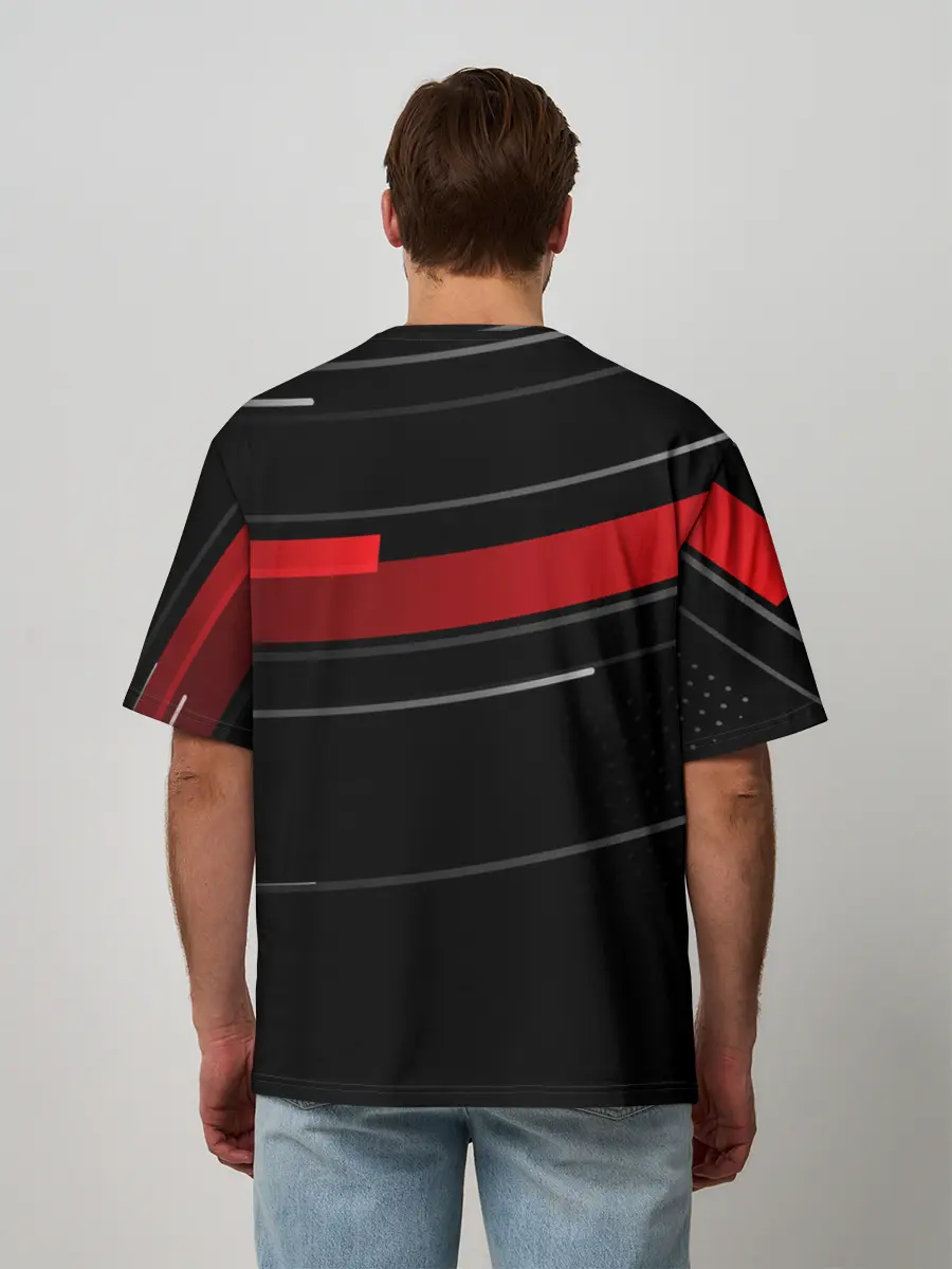 Мужская футболка оверсайз / RS PERFOMANCE | QUATTRO