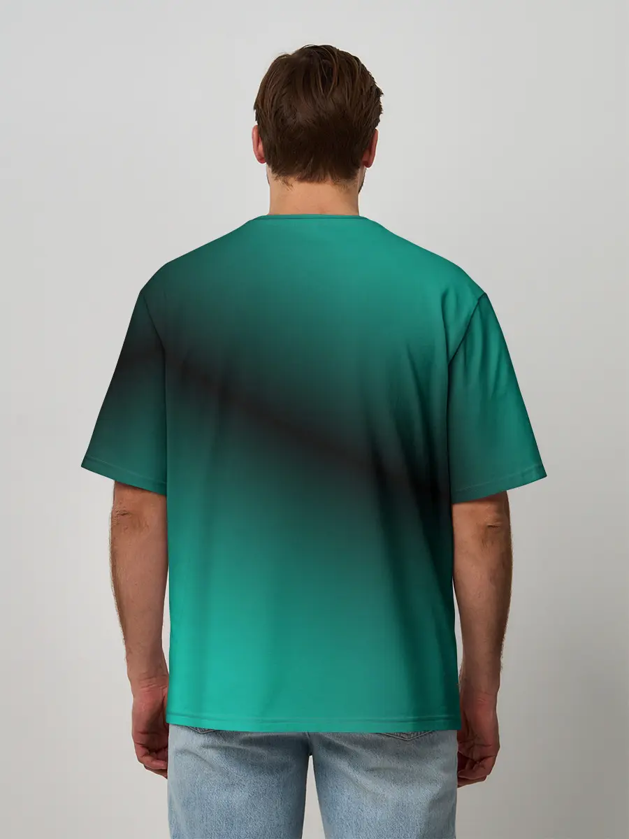 Мужская футболка оверсайз / корги