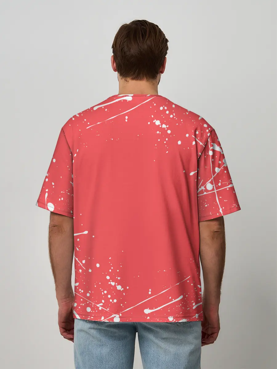 Мужская футболка оверсайз / Кровосток | Реп группа