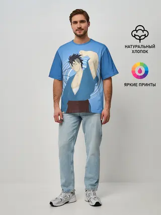 Мужская футболка оверсайз / Food wars Shokugeki no Soma