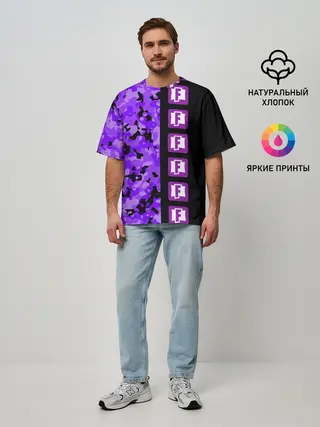 Мужская футболка оверсайз / Fortnite