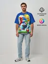 Мужская футболка оверсайз / SuperFlyMario