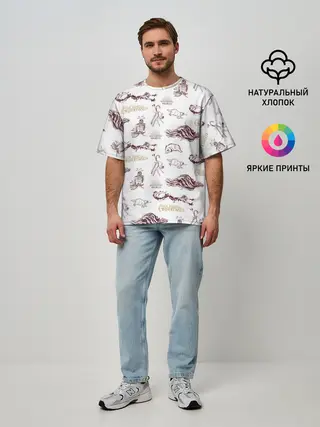 Мужская футболка оверсайз / Fantastic Beasts