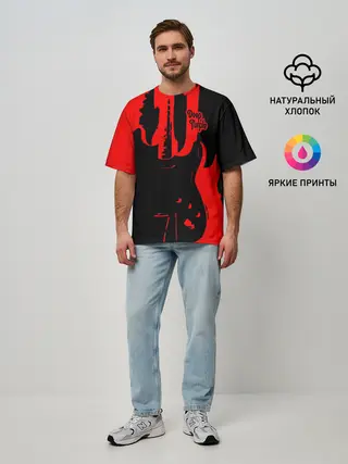 Мужская футболка оверсайз / Deep Purple