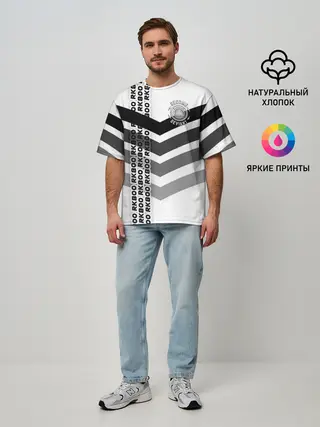 Мужская футболка оверсайз / RK800 become deviant