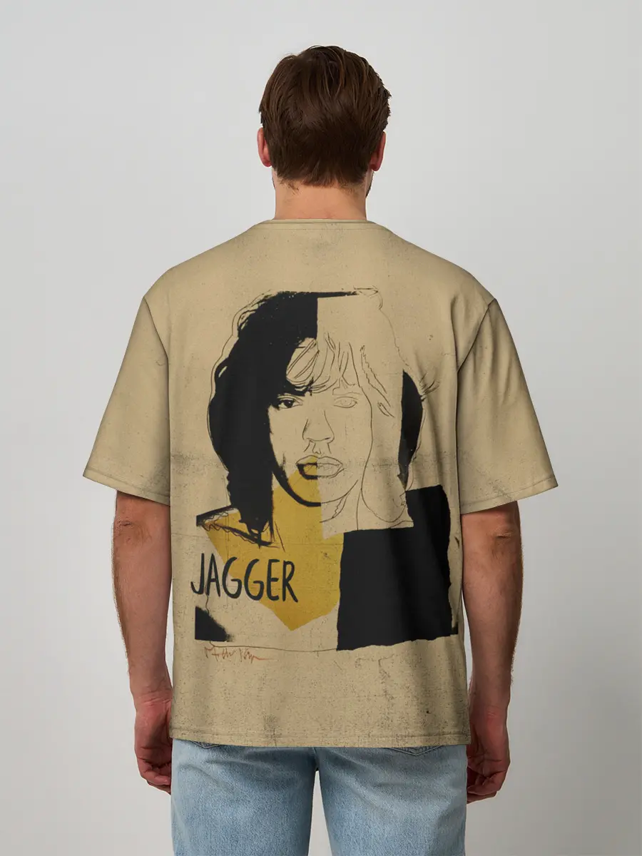 Мужская футболка оверсайз / MICK JAGGER