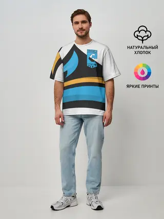 Мужская футболка оверсайз / GYM