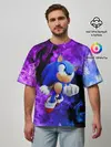 Мужская футболка оверсайз / SONIC