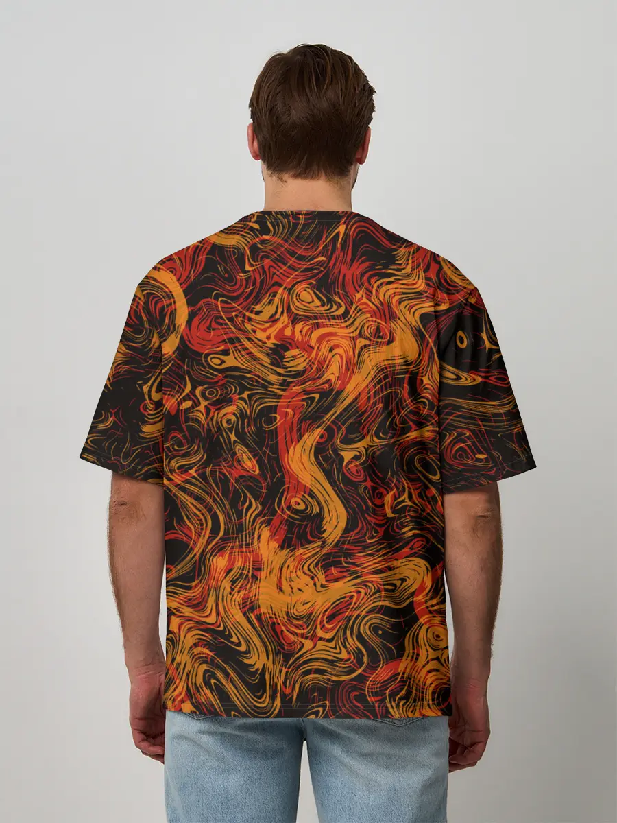 Мужская футболка оверсайз / DooM Eternal & 1993