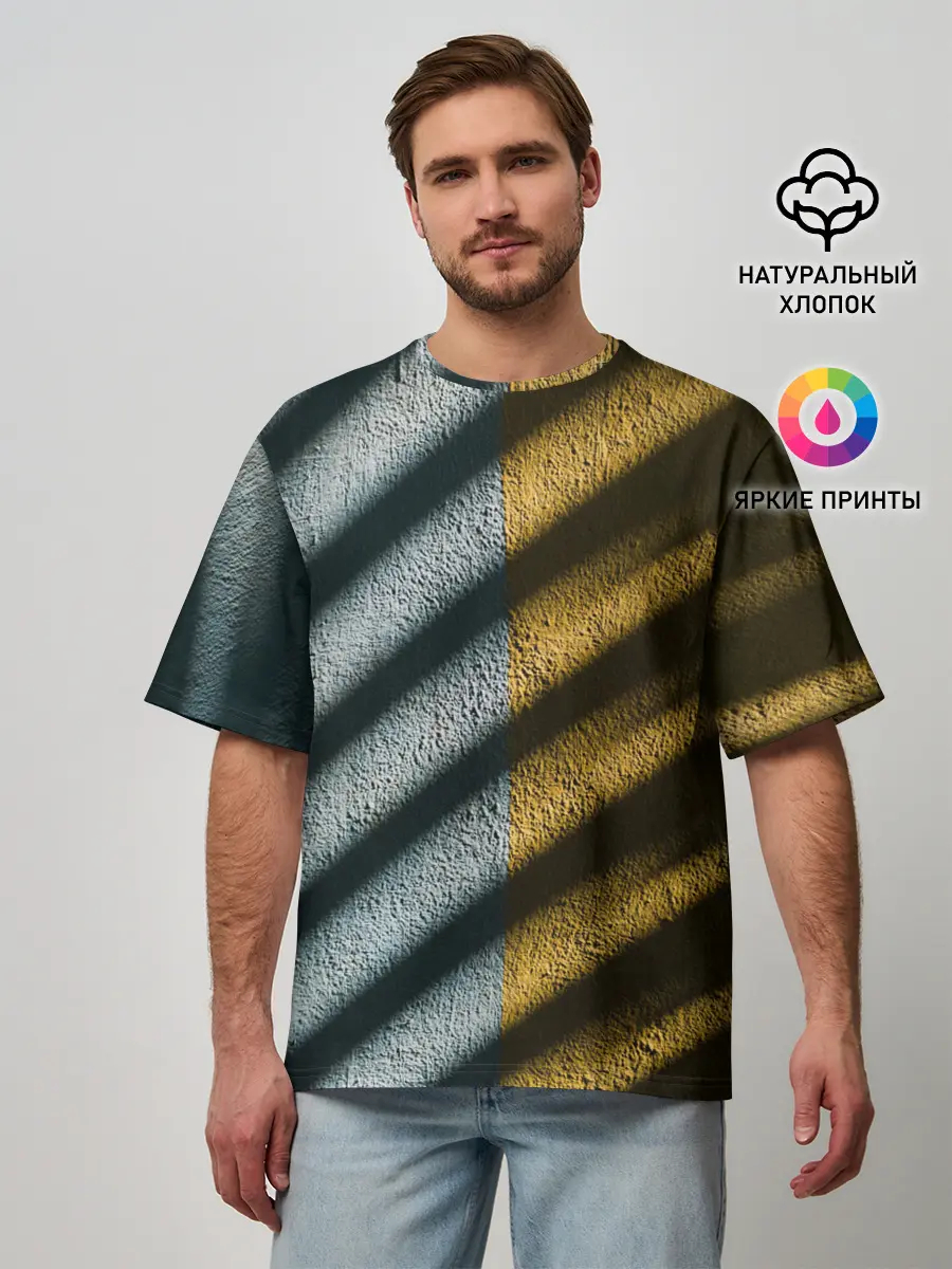 Мужская футболка оверсайз / SHADOW