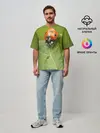 Мужская футболка оверсайз / Божья коровка