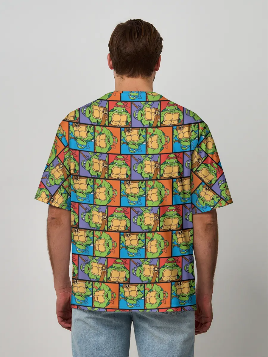 Мужская футболка оверсайз / Teenage Mutant Ninja Turtles