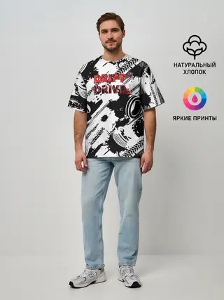 Мужская футболка оверсайз / Drift
