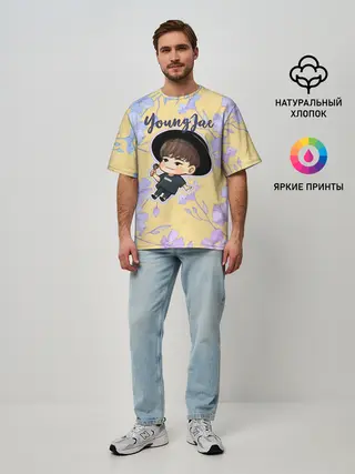 Мужская футболка оверсайз / YoungJae