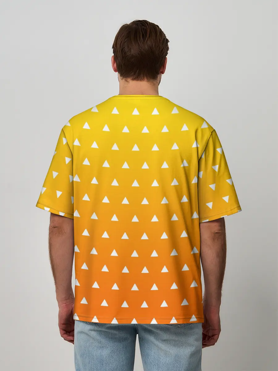 Мужская футболка оверсайз / ЗЕНИЦУ / ZENITSU