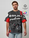 Мужская футболка оверсайз / BAJAJ PULSAR / БАДЖАДЖ ПУЛЬСАР