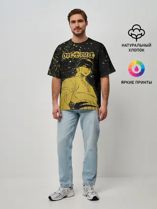 Мужская футболка оверсайз / Ророноа Зоро | One Piece. Большой куш