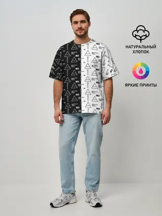 Мужская футболка оверсайз / 30 Seconds to Mars