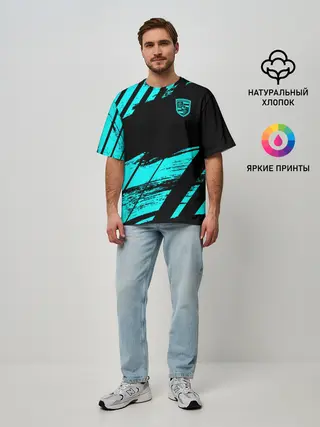 Мужская футболка оверсайз / Porsche