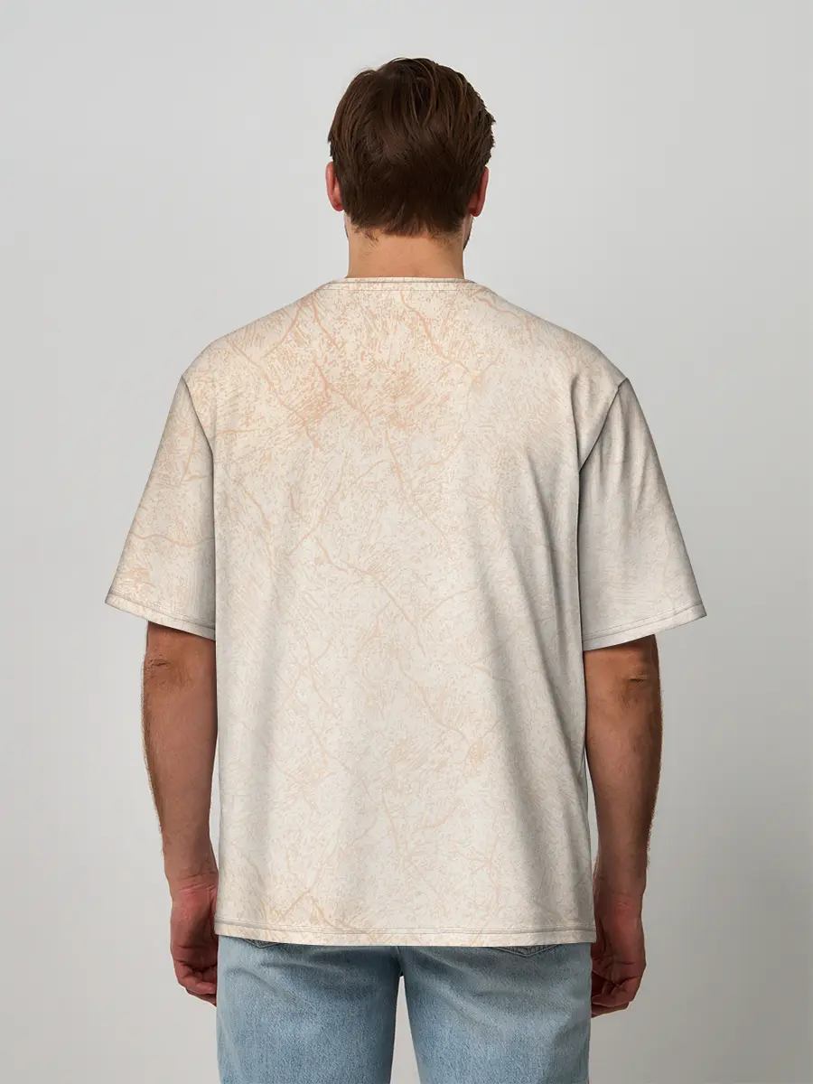 Мужская футболка оверсайз / Инь и Янь