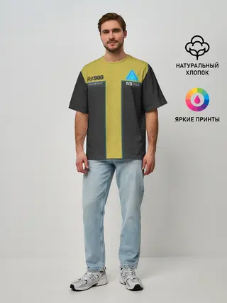 Мужская футболка оверсайз / TrdDBH, detroit, become human,