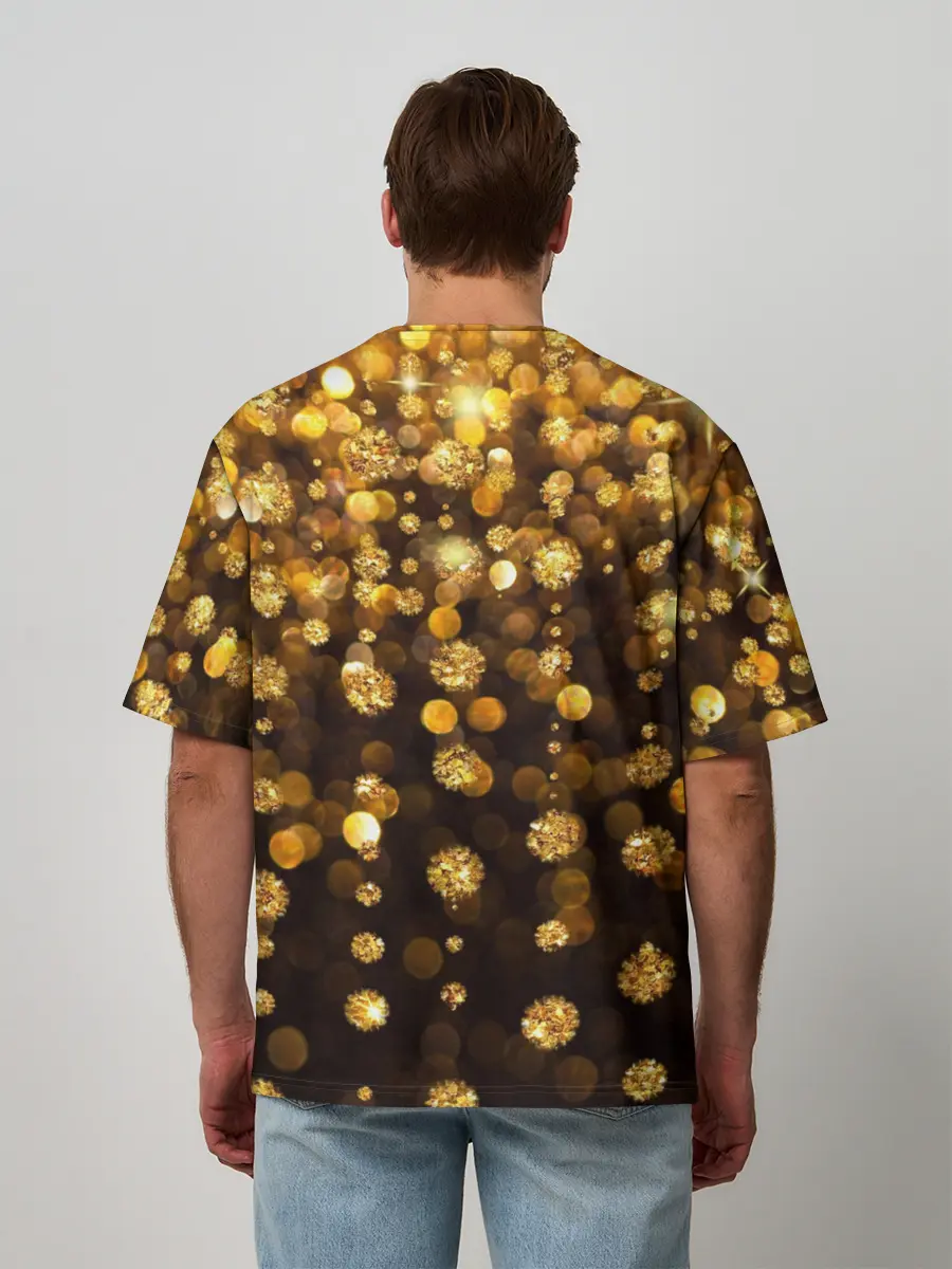 Мужская футболка оверсайз / GOLDEN RAIN