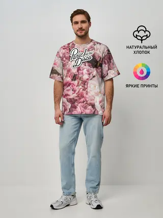 Мужская футболка оверсайз / Panic! at the Disco