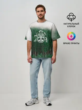 Мужская футболка оверсайз / ВАНАХЕЙМ | РУНЫ | RUNES