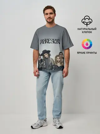 Мужская футболка оверсайз / Maneskin