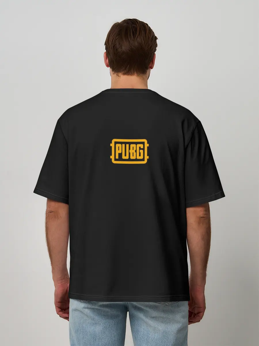 Мужская футболка оверсайз / PUBG MASTERS